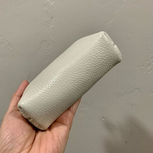 Vintage Handsewn Genuine Pebble Leather Kisslock Wallet/Wristlet/Coin purse - Picture 9 of 11